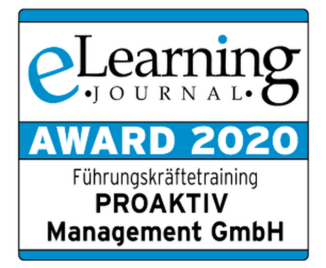 E Learning Award Fuehrungsstraining Proaktiv 2020