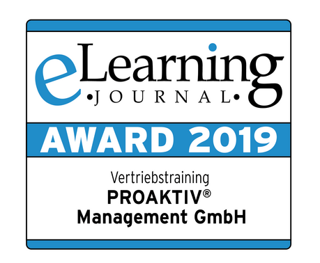 E Learning Award Vertriebstraining Proaktiv